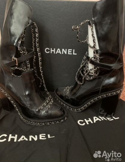 Ботинки chanel 38 оригинал