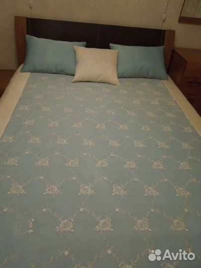 Шторы и покрывало в спальню