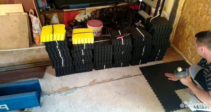 Модульная пвх плитка для гаража