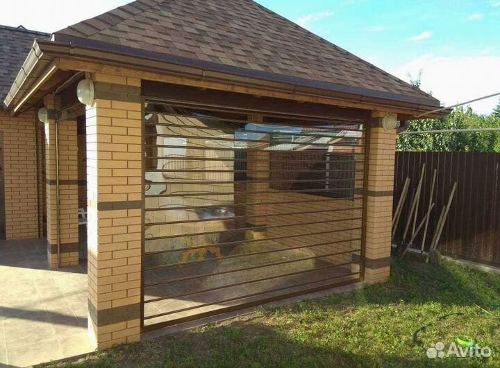 Прозрачные рольставни для дома, дачи, беседки