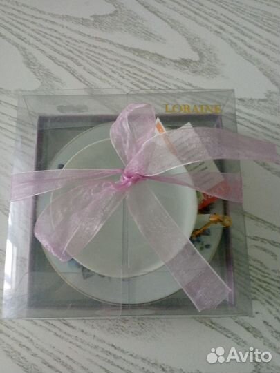 Чашка с блюдцем фарфор