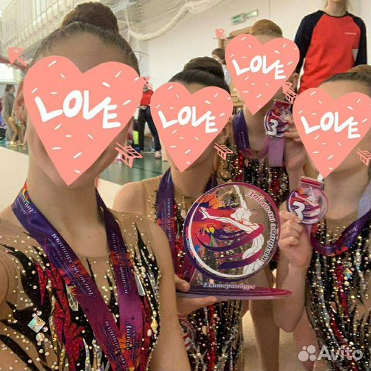 Купальники групповые для художественной гимнастики