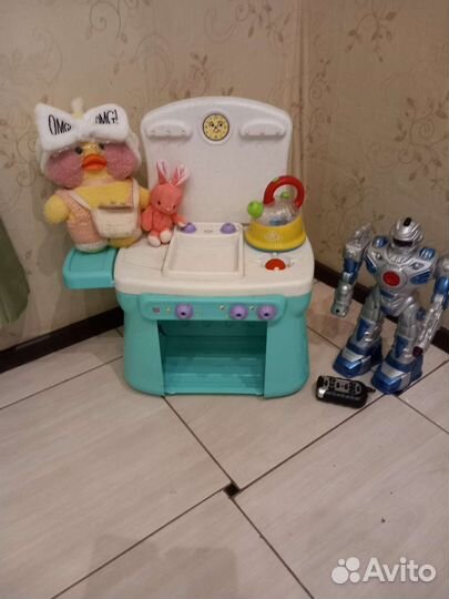 Уточка lalafanfan, робот с пультом, Кухня детская