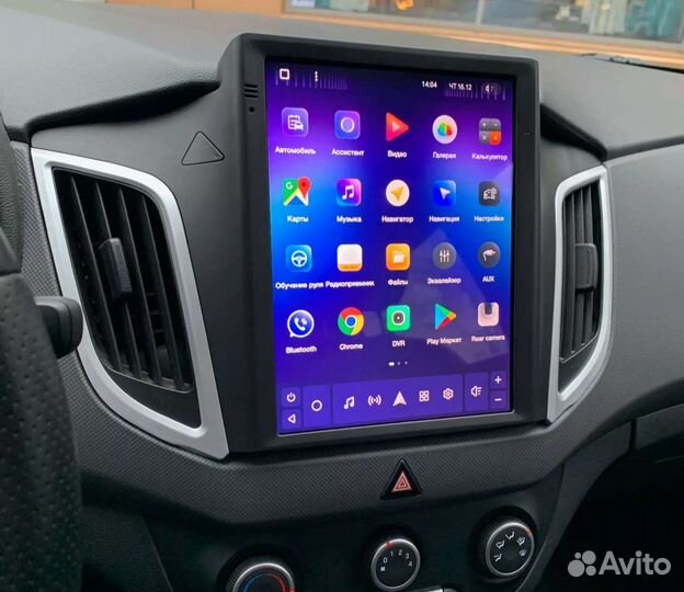 Магнитола Hyundai Creta IX25 Tesla style