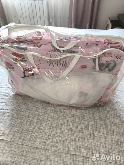 Детская кровать для новорожденных с матрасом