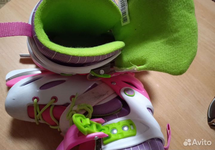 Роликовые коньки детские раздвижные