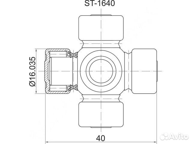 Крестовина Allex Allion Alphard Runx Altezza Is200