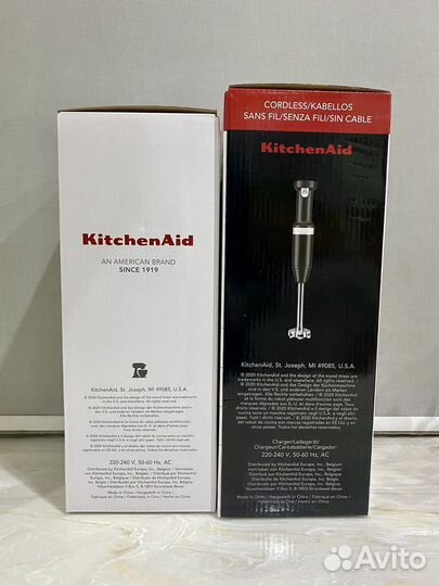 Блендер Погружной KitchenAid Белый Безпроводной