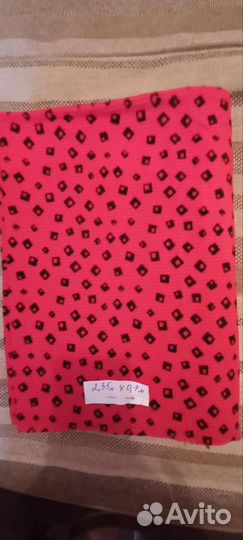 Отрез ткани вельвет хлопок СССР