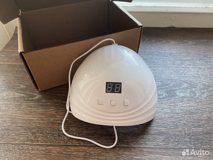 Лед лампа для маникюра новая