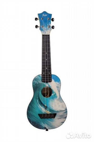 Укулеле Travel Flight TUS 25 surf, сопрано, черная