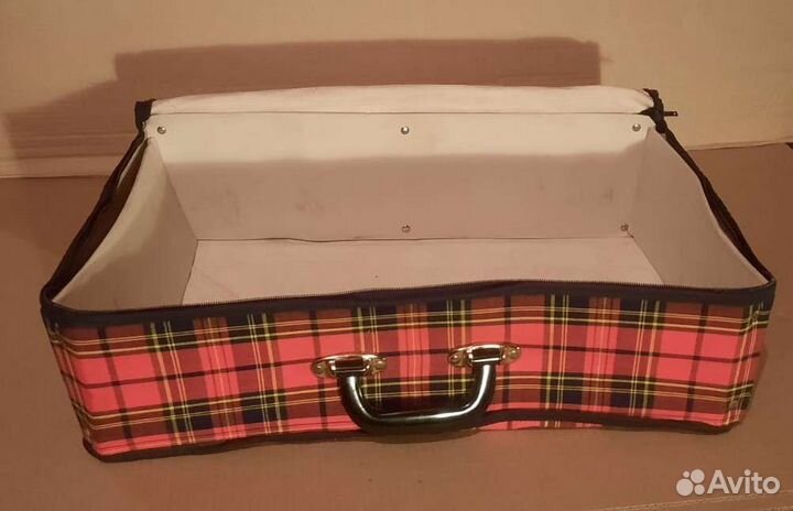 Чемодан складной СССР с сумкой для хранения