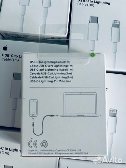 Кабель iPhone USB-C to lightning 1m