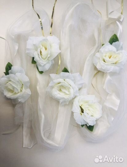 Урашение для авто свадебное