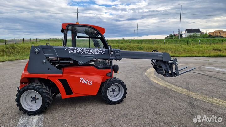 Телескопический погрузчик Quadtrac TH415, 2023
