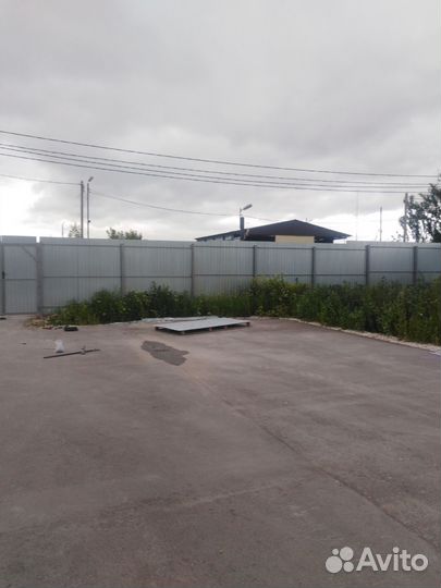 Установка заборов под ключ, профнастил, рабица