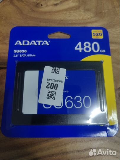 SSD adata SU630 ultimate 480 GB