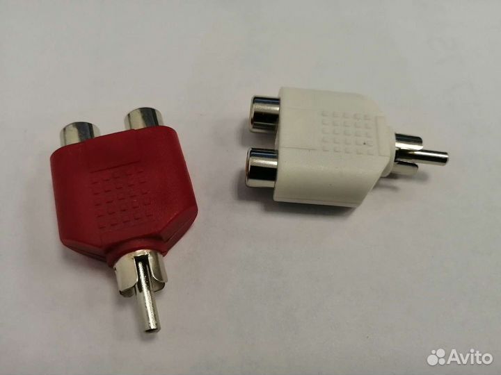 Разветвитель RCA Y тюльпан переходник
