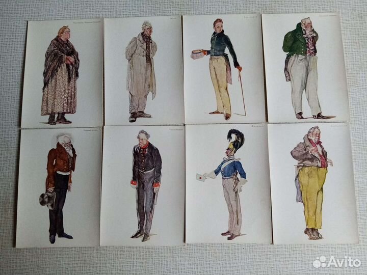 Открытки антикварные. С. Соломко, Д. Кардовский