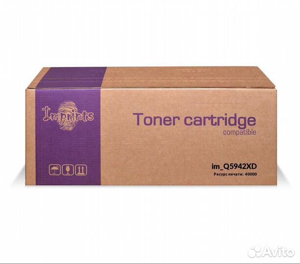 Картридж HP Q5942XD двойной, № 42XD совместимый