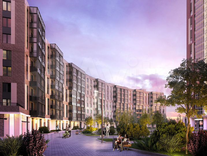 3-к. квартира, 77,4 м², 2/8 эт.