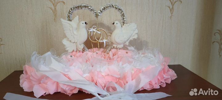 Свадебное украшение на авто