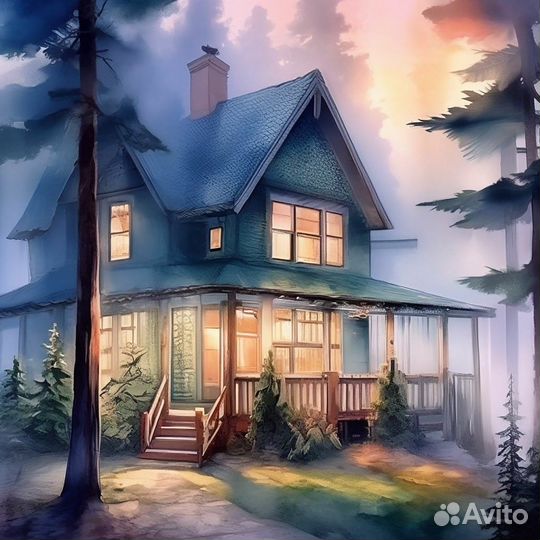 Картины Цветы на скамейке на холсте 50х50 см