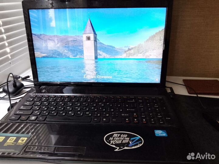 Ноутбук lenovo g580. 6+256gb