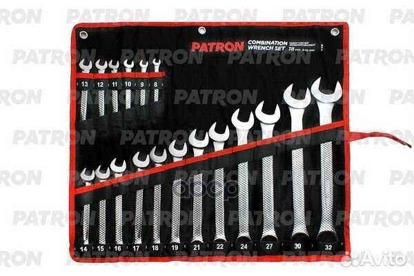 Набор ключей 18 пр. P5181 patron