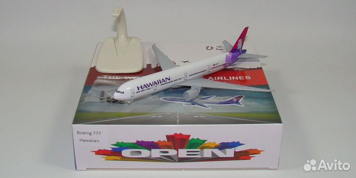 Модель самолета Boeing 777-300ER Hawaiian Airlines