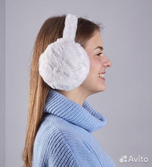 Меховые наушники женские
