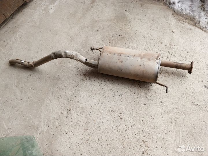 Глушитель Mitsubishi L200 2.5 2011 год