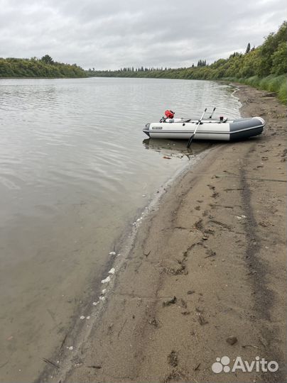 Надувная лодка с мотором