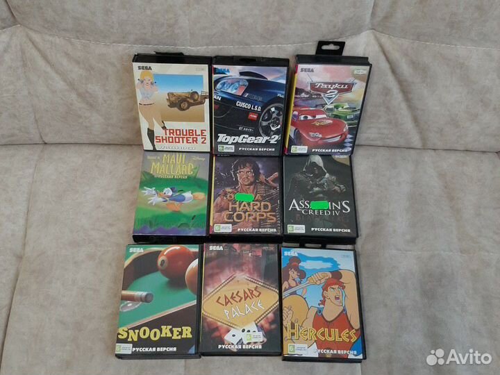 Продаю картриджи для сеги