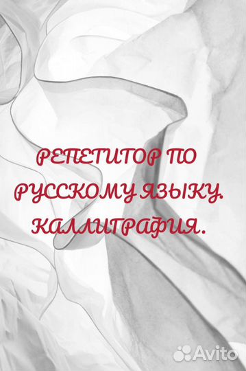 Репетитор по русскому языку. Каллиграфия