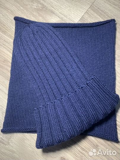 Шапка и снуд для мальчика весенний