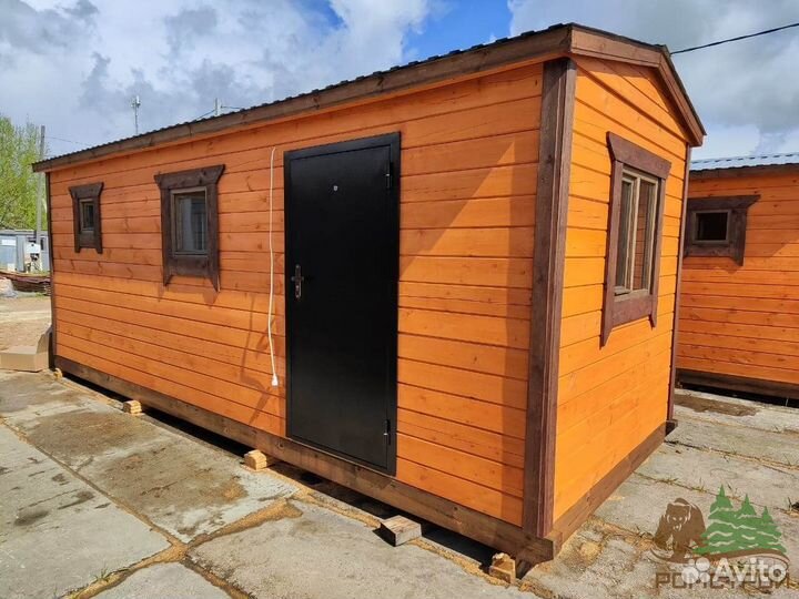 Баня из бруса 6x2.3м