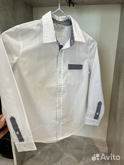 Рубашка школьная 128 см на мальчика