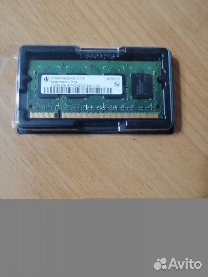 Оперативная память SO-dimm DDR2 512MB, PC4200 Infi