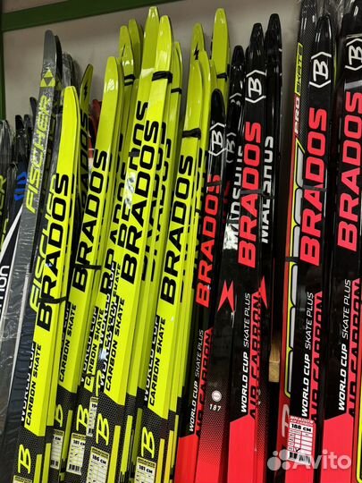 Лыжи беговые коньковые brados