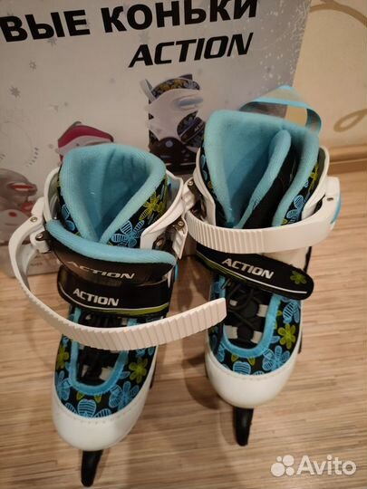 Ледовые Коньки детские раздвижные 30-33