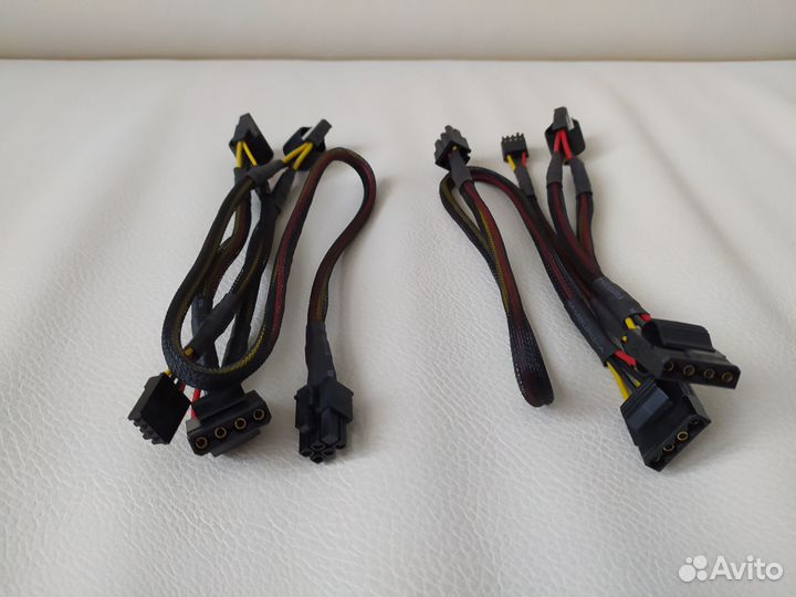Кабели блока питания и монитора