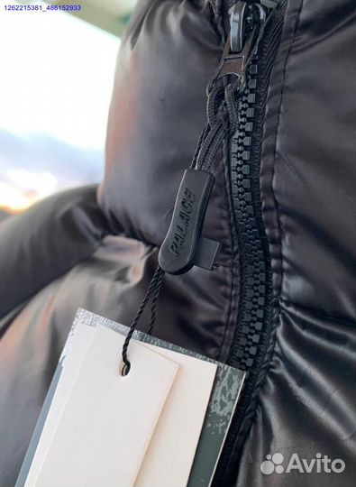 Пуховик Palace black с балаклавой (Арт.95029)