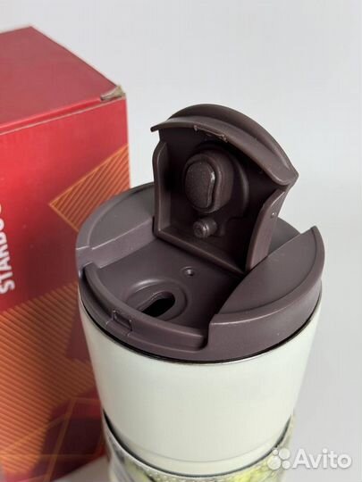 Термостакан starbucks белый