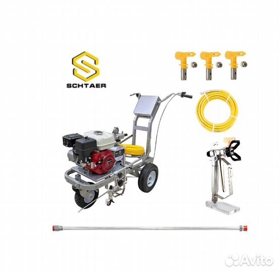 Разметочная машина для покраски парковки Schtaer