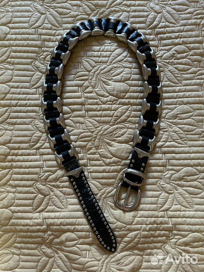 Мужской кожаный ремень