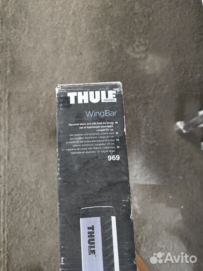 Багажник на рейлинги Thule 969 с опорами 757