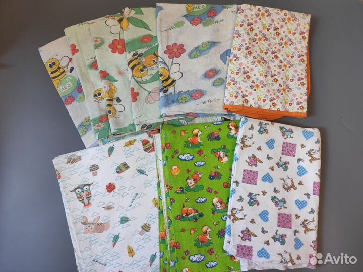 Пеленки детские пакетом 9шт