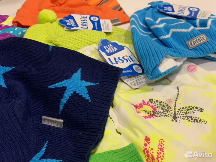 Шапки Lassie весна демисезон Лесси новые Финские