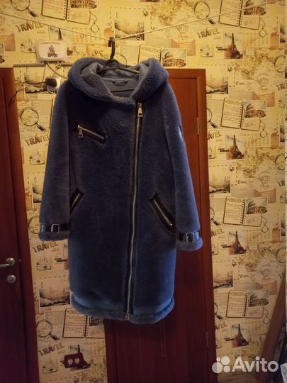 Шуба из экомеха женская